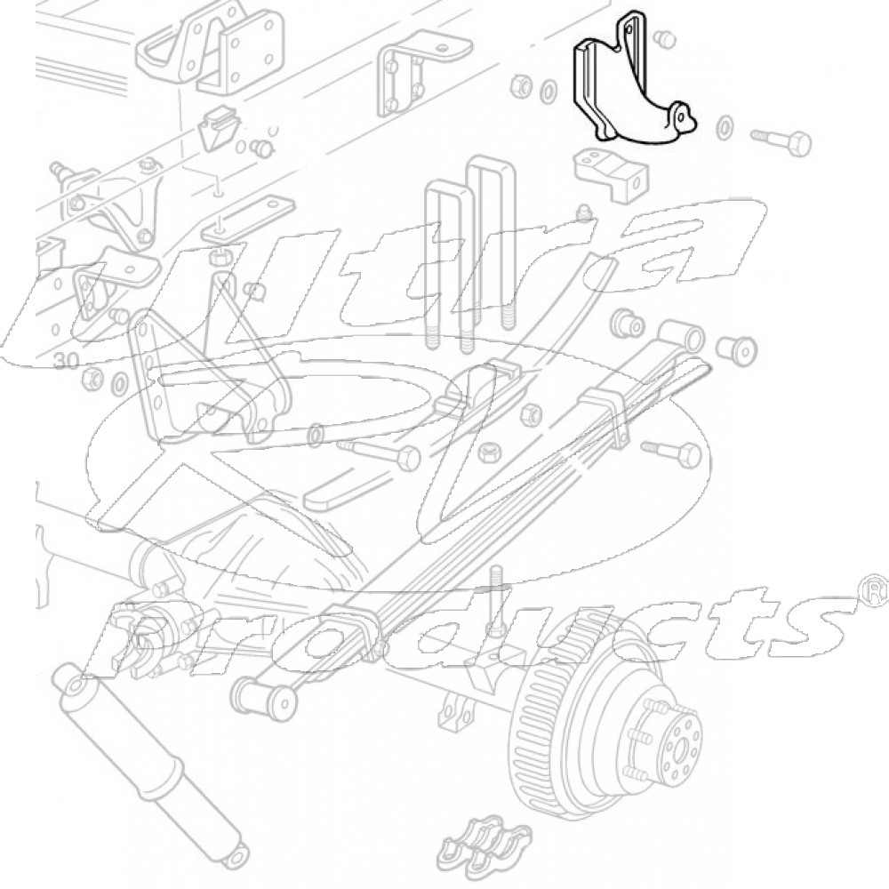 00332858  -  Hanger - Rear Spring, Rear